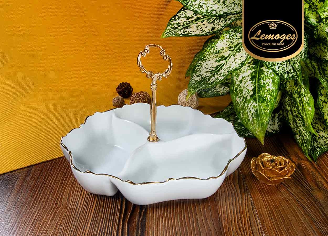 سرویس اردورخوری سه تایی دسته دار متوسط